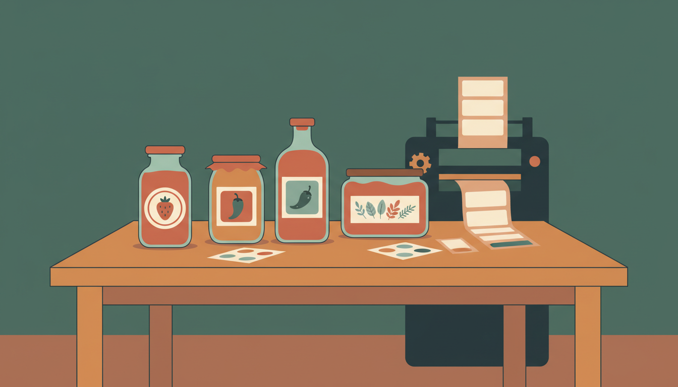 Aufkleber drucken für die Gastronomie: Etiketten die wirklich verkaufen